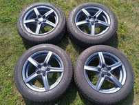 Felgi aluminiowe 5x112 Skoda Karoq SuperB VW Tiguan Touran T-Roc opony zima