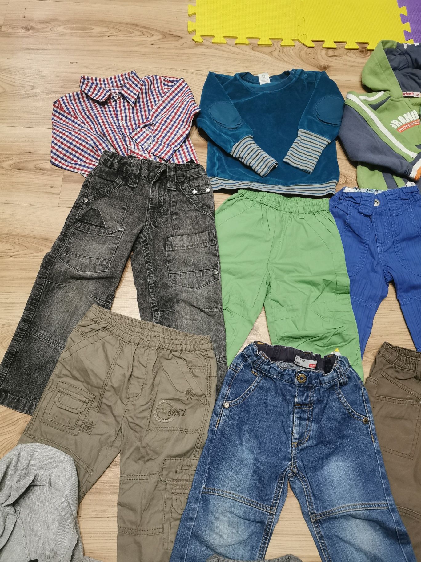 Paka dla chłopca 80-86-98cm Spodnie bluzy koszula