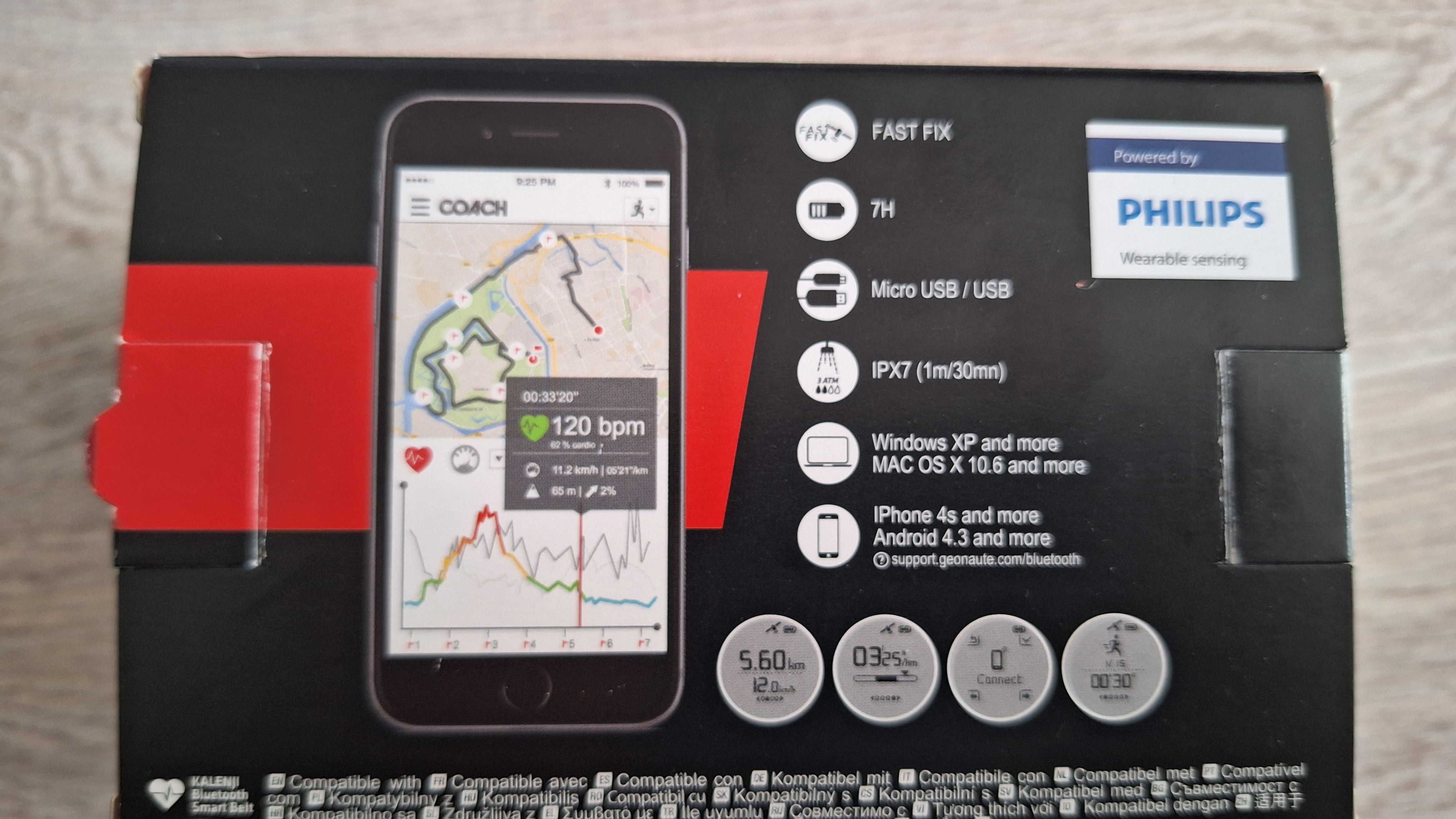 Relógio para desportos com GPS OnMove 500 HRM impecável como novo