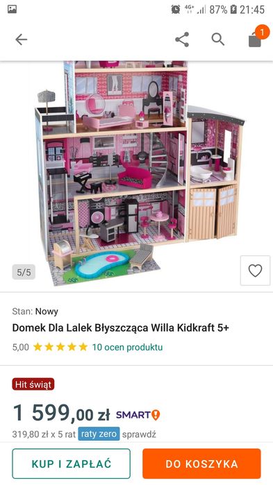 Domek dla lalek kidskraft