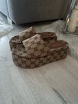 Klapki gucci logowane 36