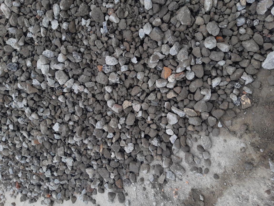 Gruz betonowy czysty przesiany