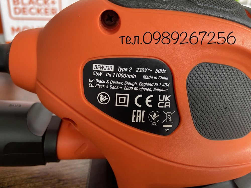 Шлифовальная Машинка Black & Decker BEW230 55 Вт з АНГЛІЇ