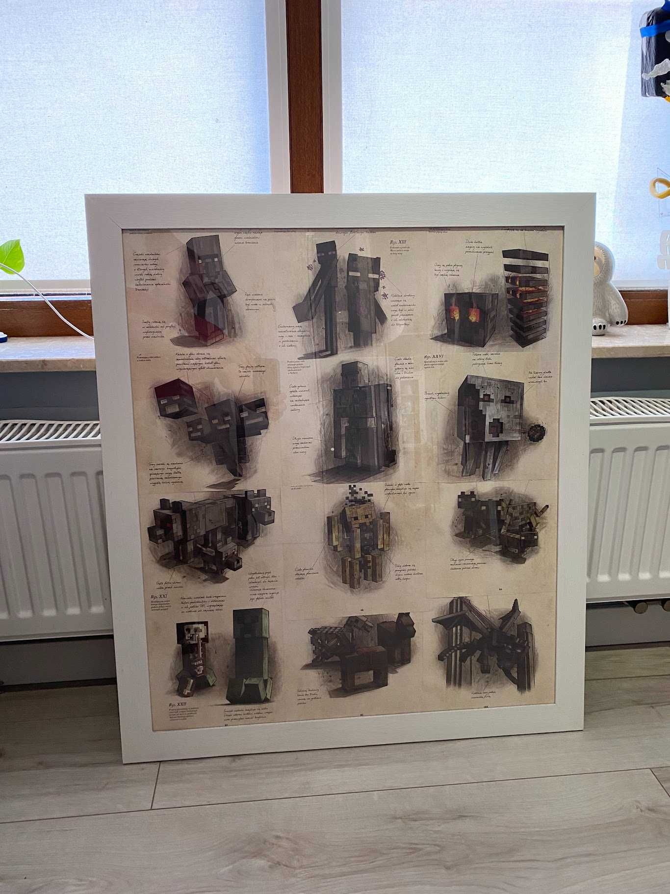 Plakat obraz ramka Minecraft - Mobestiariusz