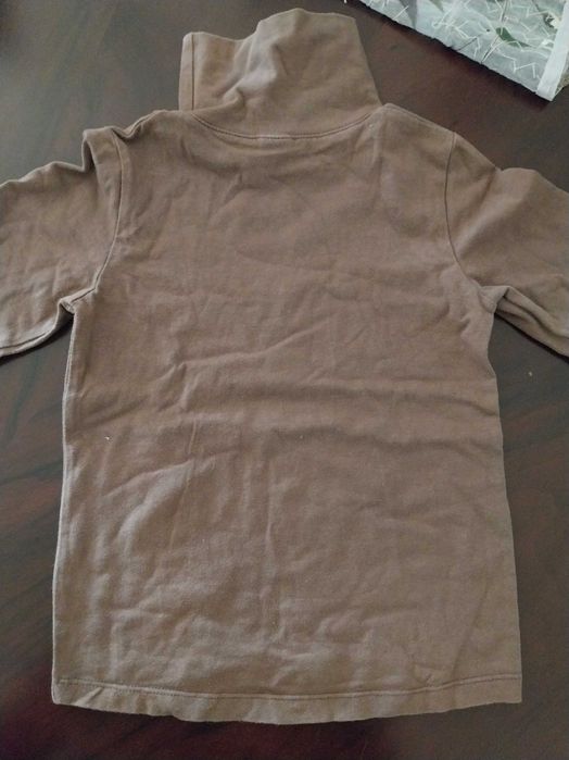 Camisola de gola alta, castanha, GRD kids, 4 anos