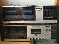 Zestaw JVC amplituner i magnetofon
