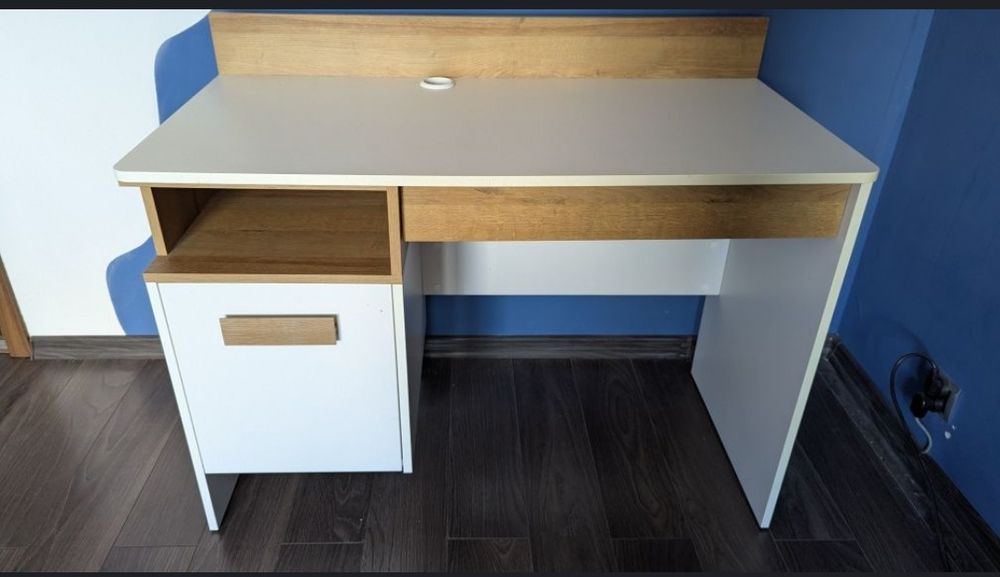 Biurko szkolne dziecięce Białe Stan Idealny