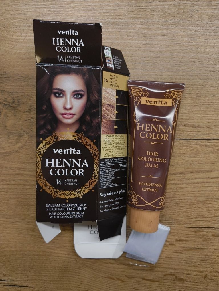 Venita henna do włosów kasztanowa