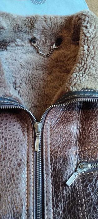 Дублёнка натуральный мех мужская (торг приветствуется)
