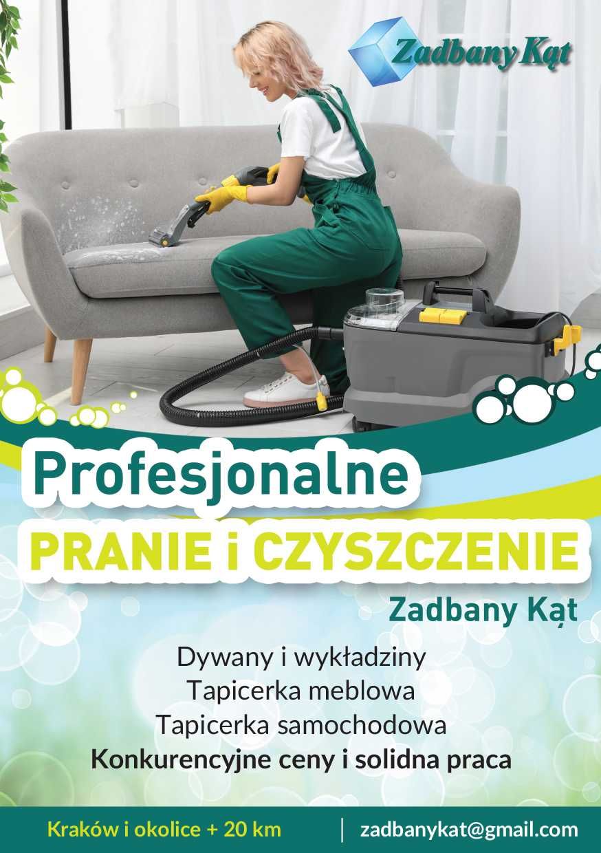 Pranie dywanów, tapicerki meblowej, czyszczenie narożnika, kanapy, sof