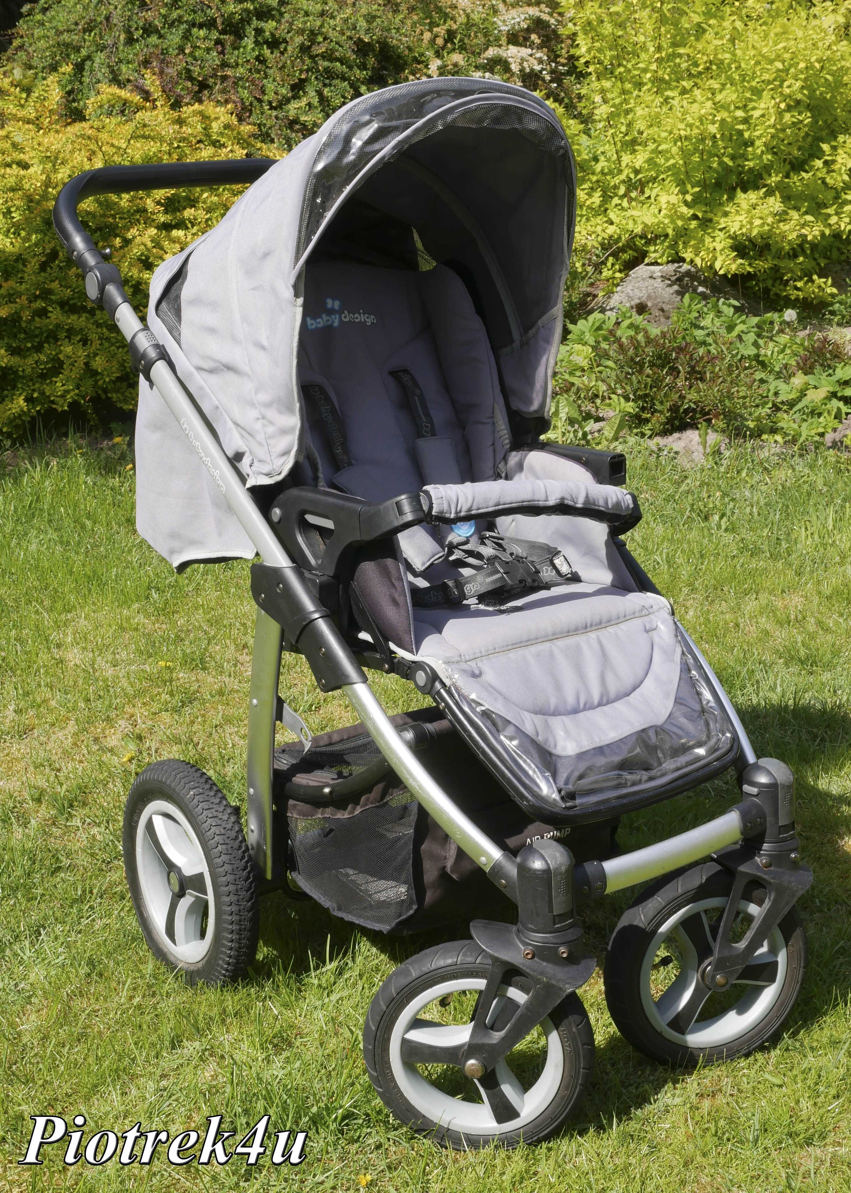 Wózek dziecięcy Baby Design 2w1 (spacerówka i gondola) *Croozer ready!