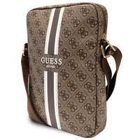 Torba Ochronna Guess Gutb10P4Rpsw 10" Brązowa dla Tabletów 4G Stripes