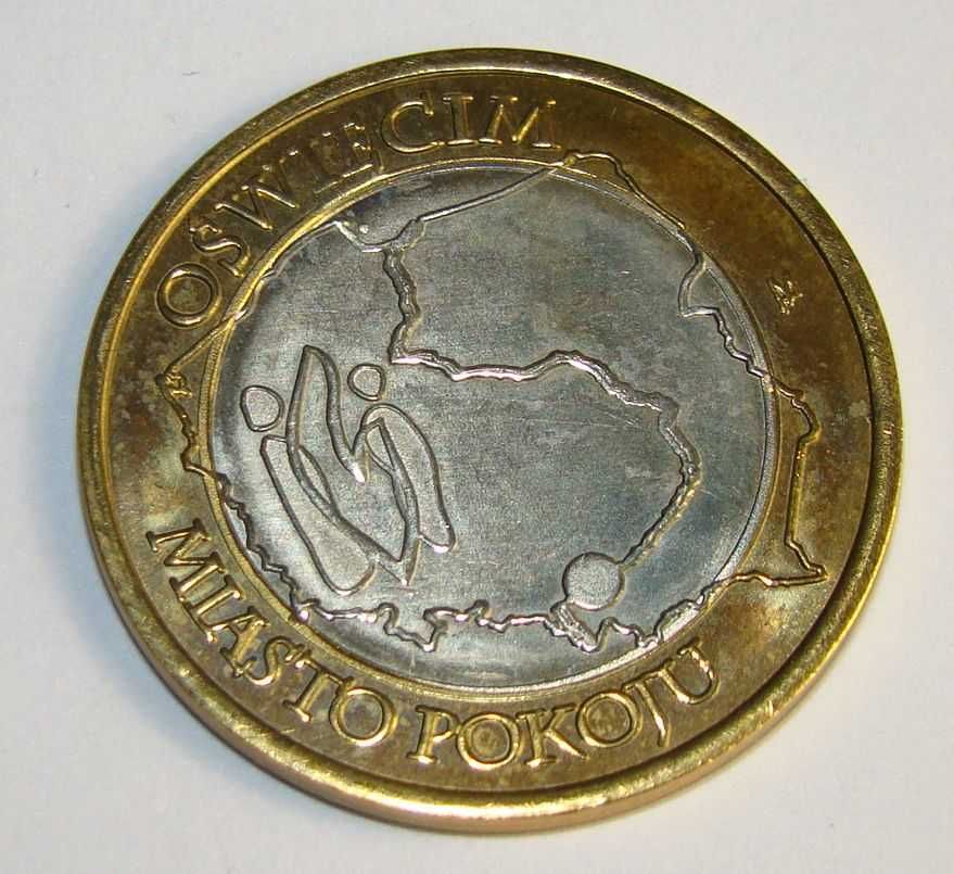 Moneta 1 funt oświęcimski-Oświęcim miasto pokoju