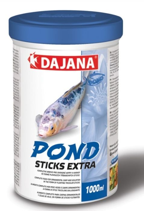 Dajana Pond Sticks Extra, pałeczki - pokarm 1 l