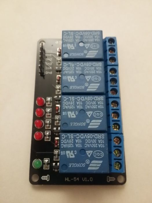 4-Канальный 3-Релейный модуль с лампой низкого уровня (HL-54 V1.0)