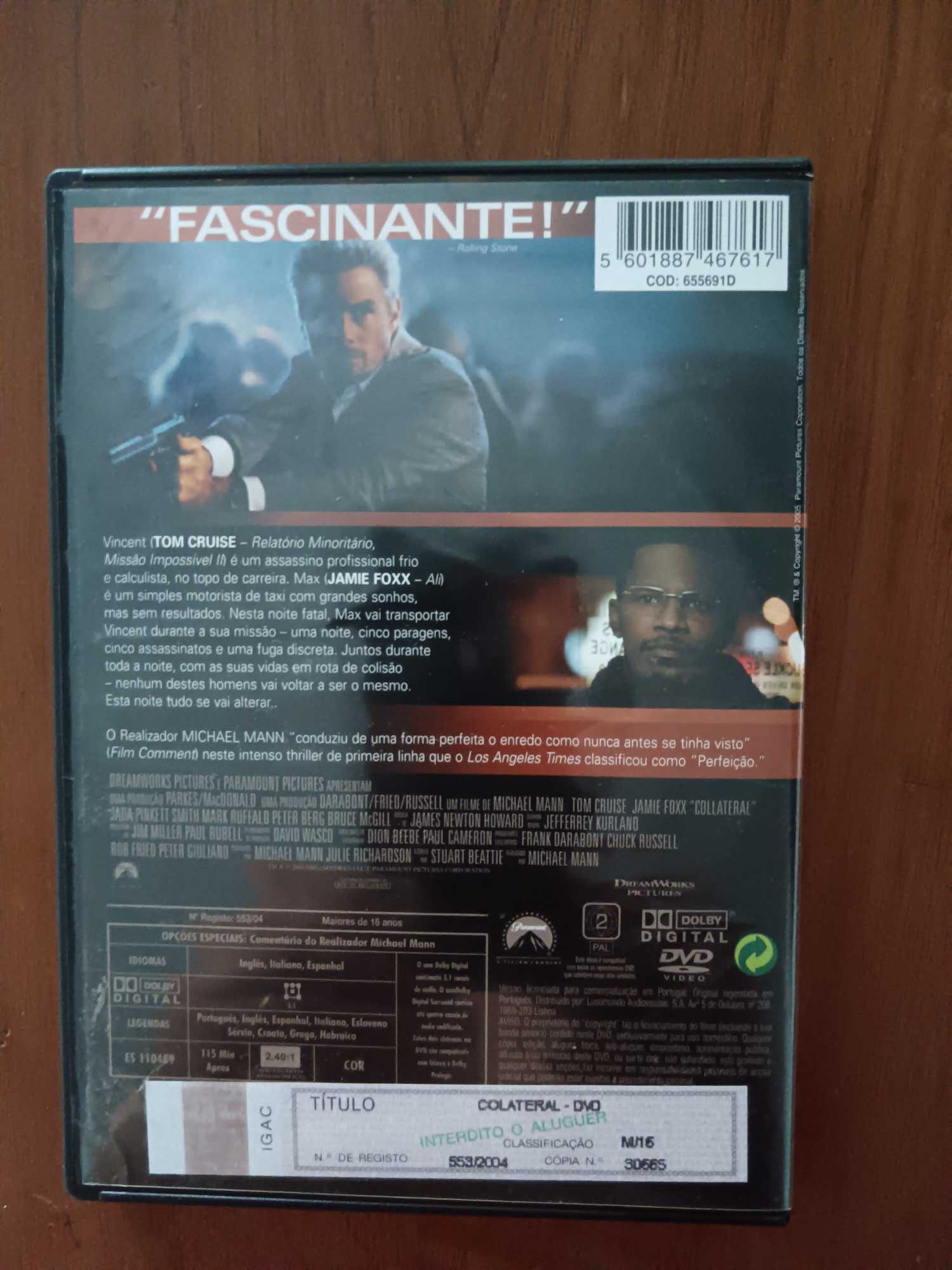 filme dvd original - colateral
