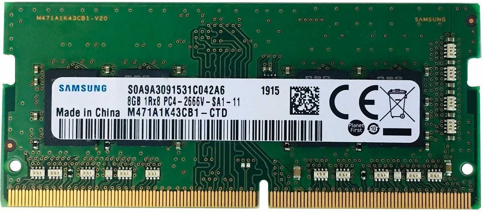 Pamięć DDR4 Samsung  SO-DIMM 8GB 2400MHz CL17