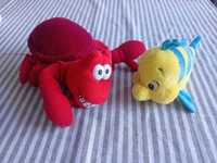 peluche pequena sereia - Flounder e Sebastian