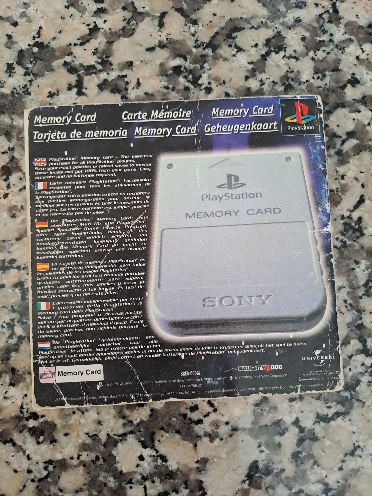 Manual original do jogo Crash Bandicoot 2