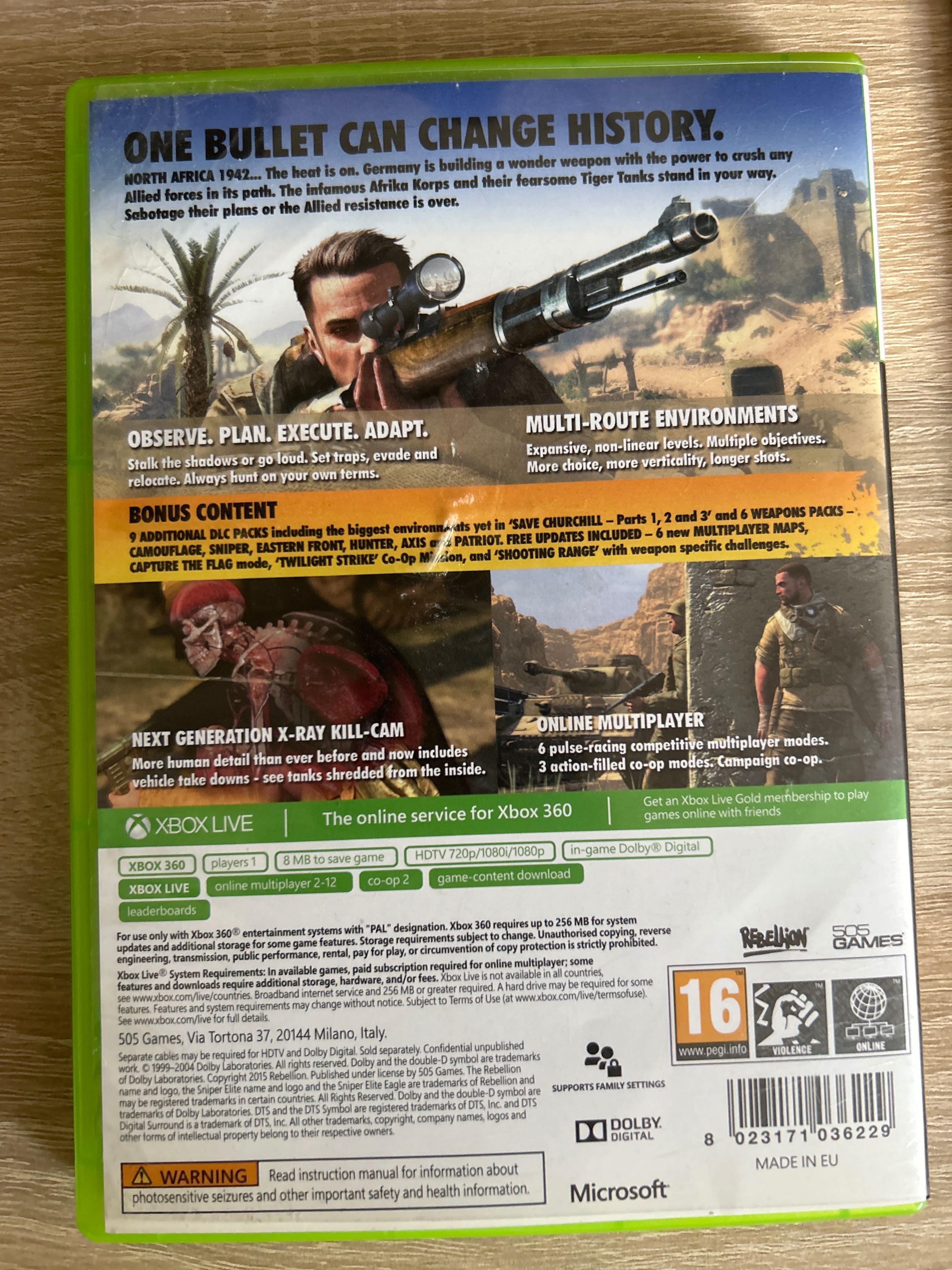 Sniper Elite ||| Xbox 360