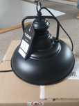 Lampa wisząca czarny mat  Iceland black styl industrialny( niekompletn