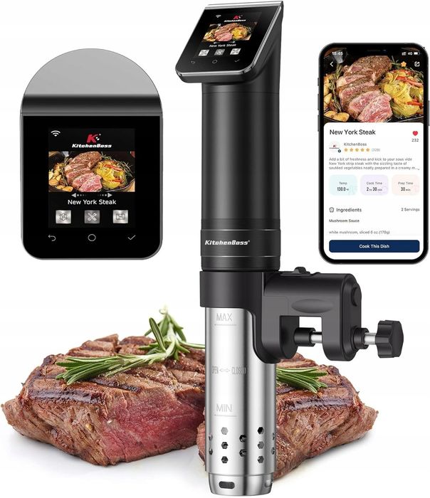 KitchenBoss cyrkulator Sous Vide Garer Stick WLAN: G330 WiFi