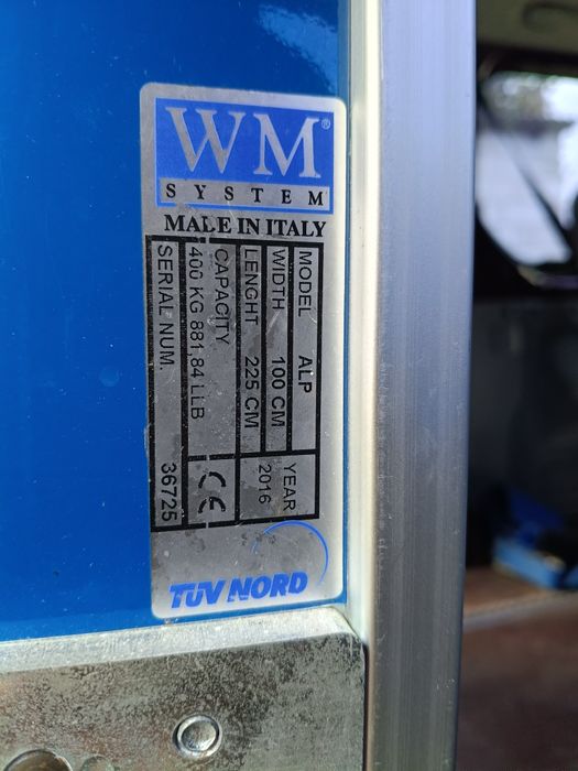 Podest Rampa Załadowcza Aluminiowa