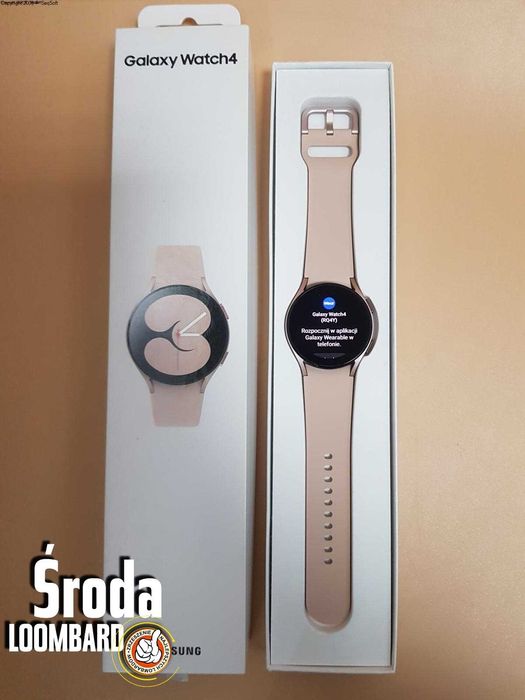 Smartwatch Samsung Galaxy Watch 4 40mm /Komplet/Gwarancja