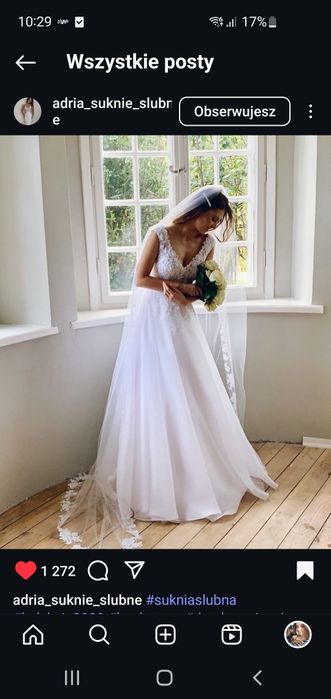 Suknia Ślubna salon Adria