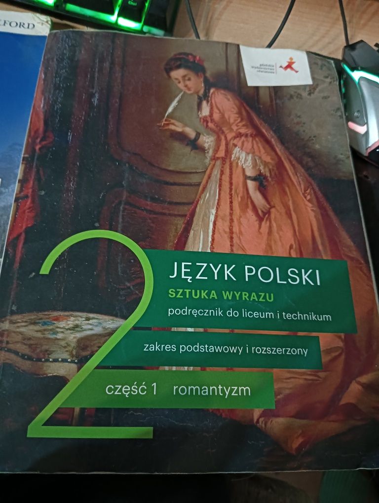 Podręcznik i ćwiczenie vision 2 Język Polski sztuka wyrazu romantyzm 2