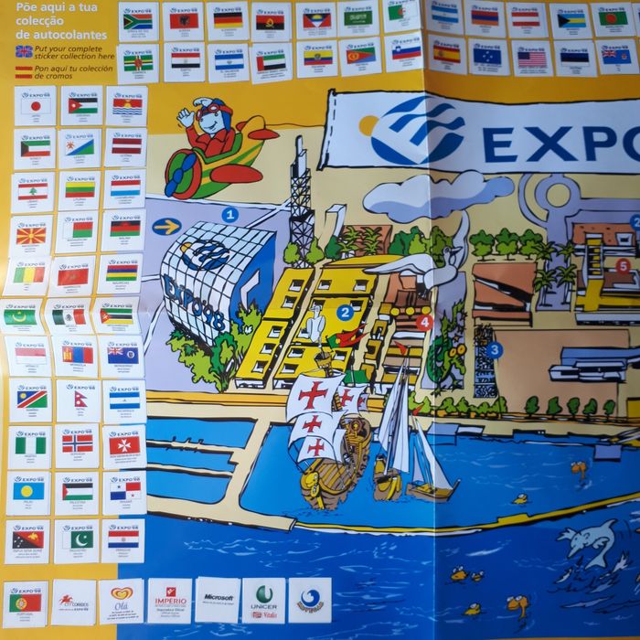 Mapa oficial Expo 98 | completo