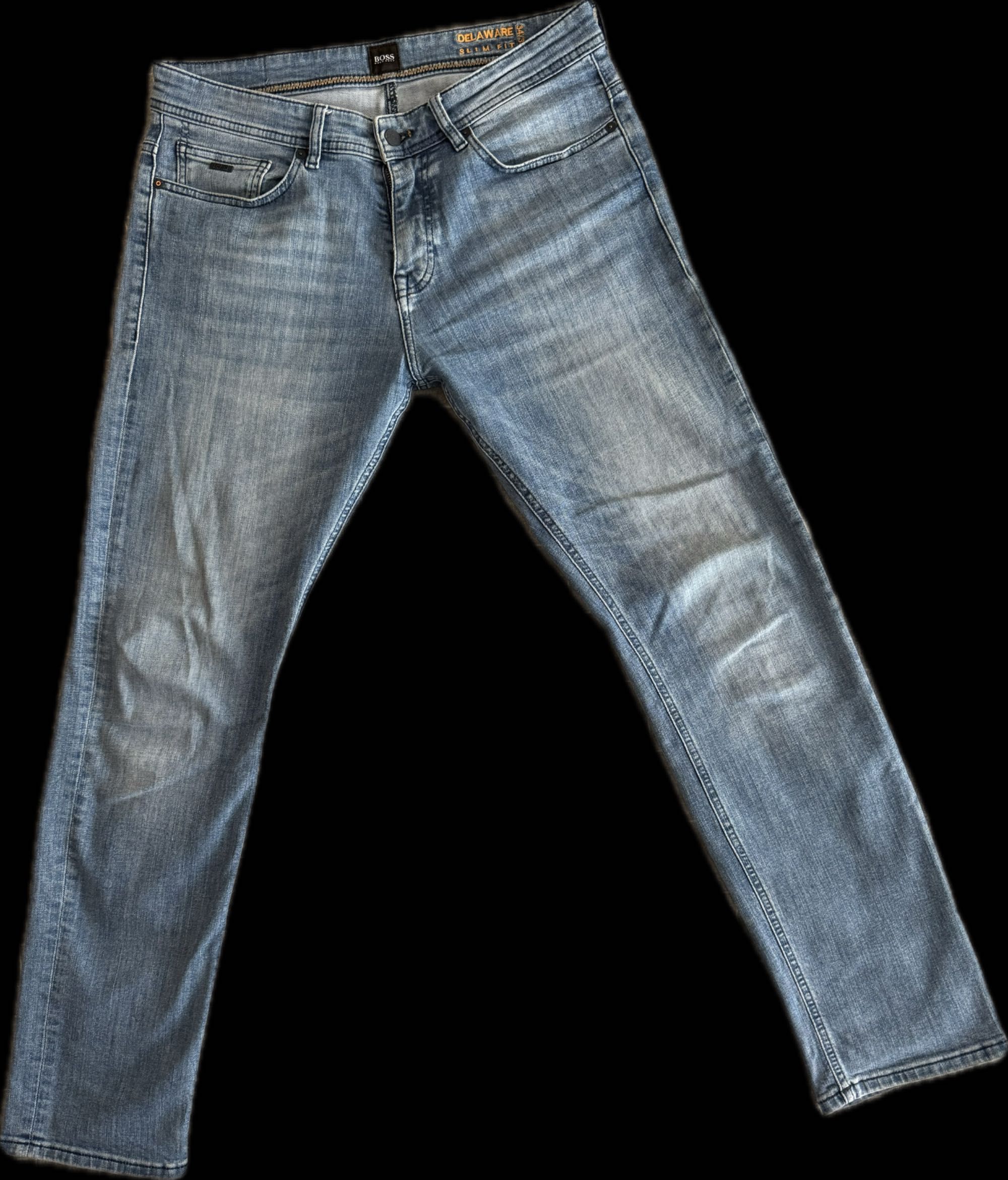 Hugo Boss Delaware slim fit 34/32 Orange
