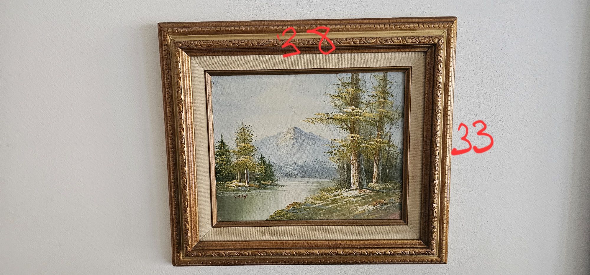 Quadro a óleo antigo