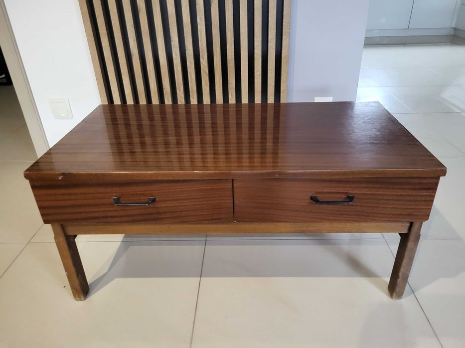 Stolik konsola wysoki połyski PRL