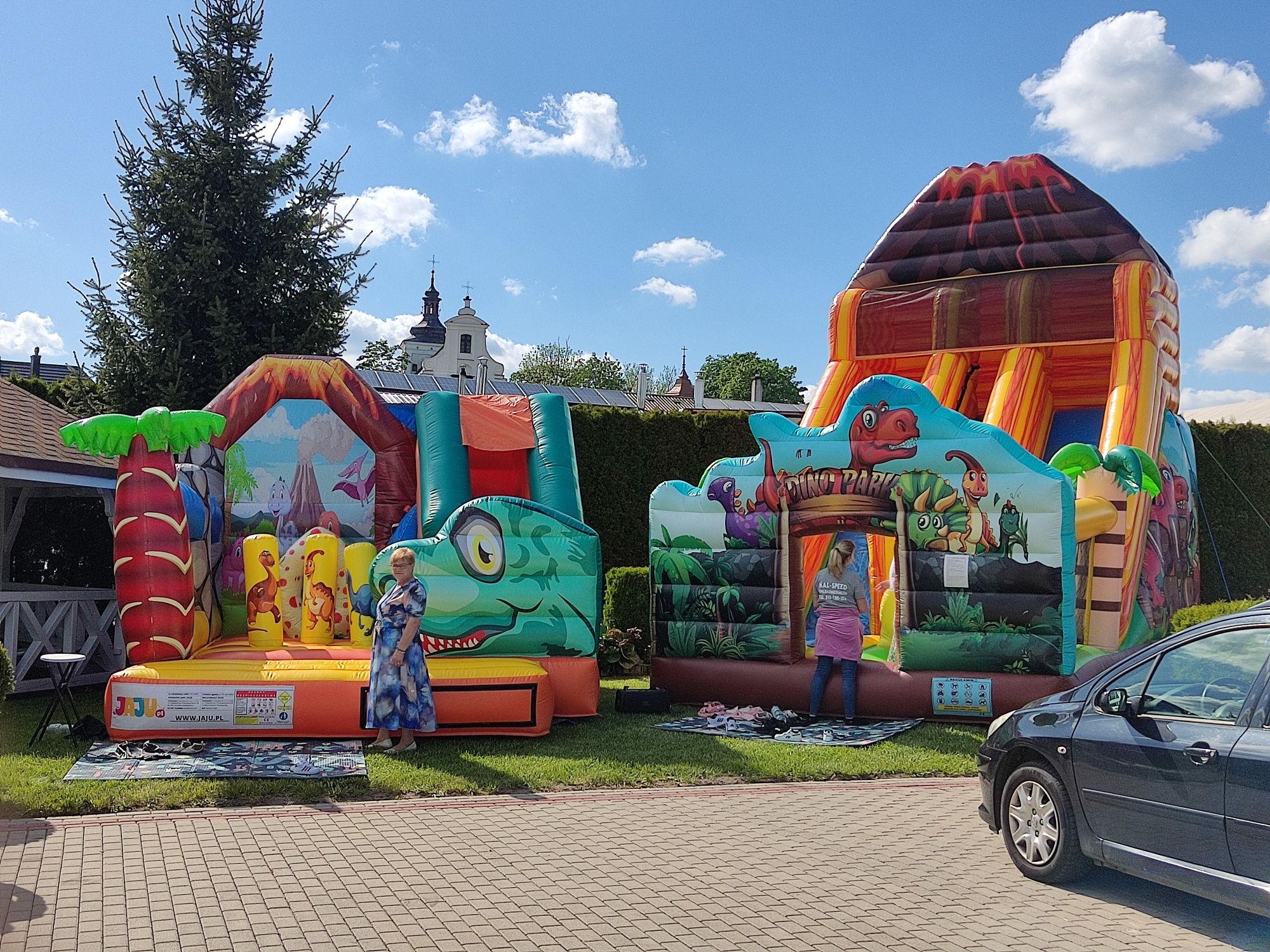 Wynajem Dmuchancow zjeżdżalnie zamki dmuchane skakance wata cukrowa