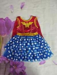 Wonder woman карнавальный костюм платье супергероя супер женщина Ванде