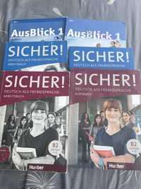 Deutsch. Немецкий книги учебники Sicher B2. B1+. Ausblick 1 B1+