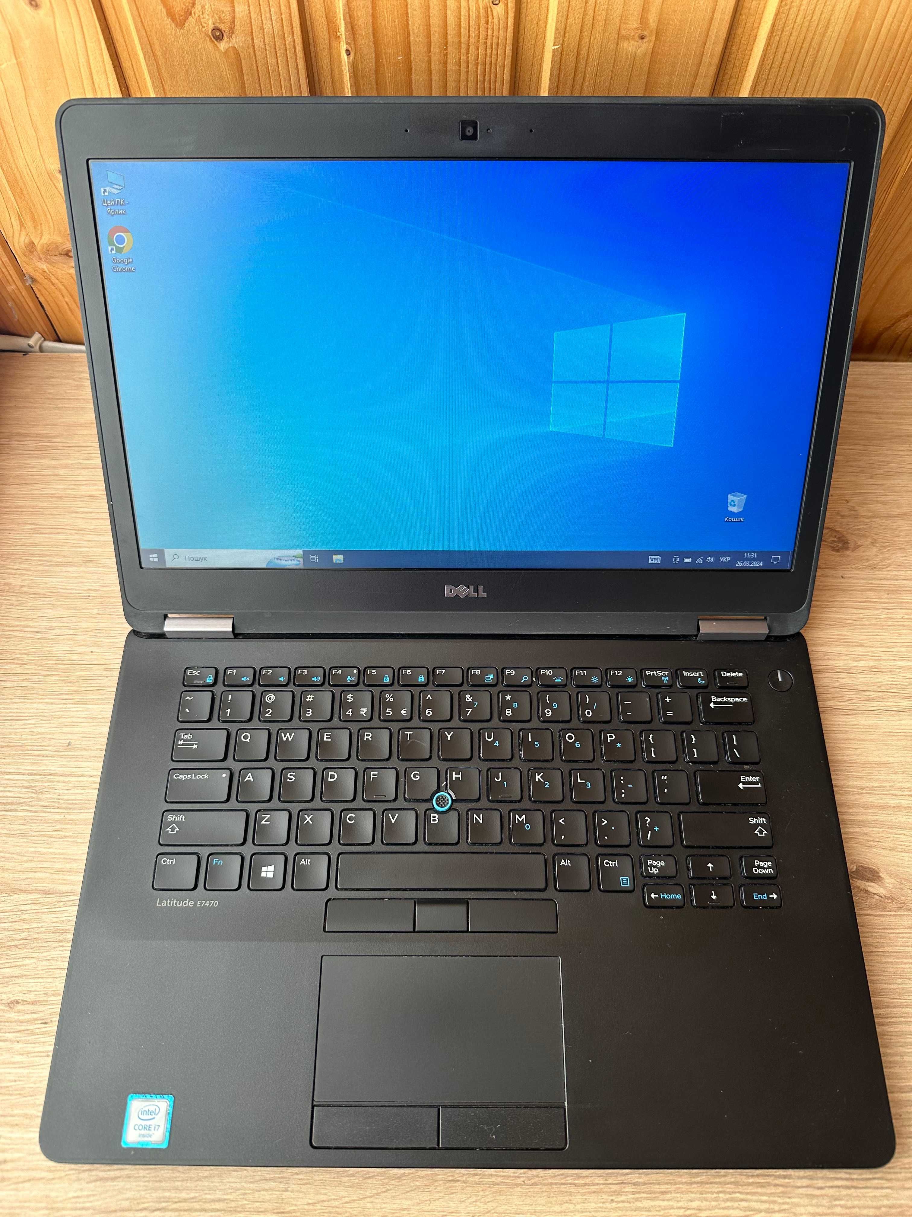 Ноутбук Dell Latitude 7470 i7 6600U DDR4 8Gb SSD 128Gb win 10