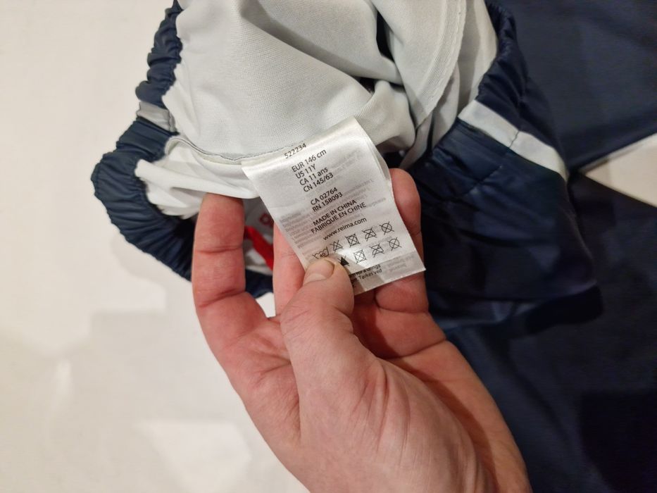 Spodnie Reima roz,140 i 146 przeciwdeszczowe turystyczne sztormiaki