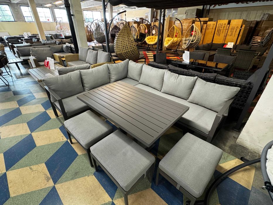 OUTLET! Zestaw Mebli Ogrodowych Technorattanowych Komplet Wypoczynek