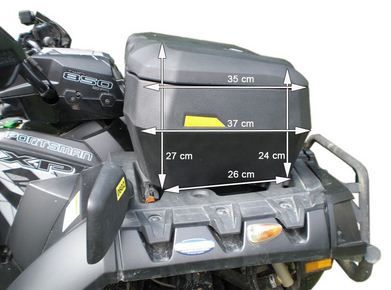 Mala Moto4 frontal bagageira quad atv utv moto 4 quatro mota