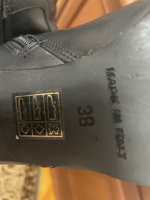 Чоботи, шкіряні, б/в, Італія, р.38