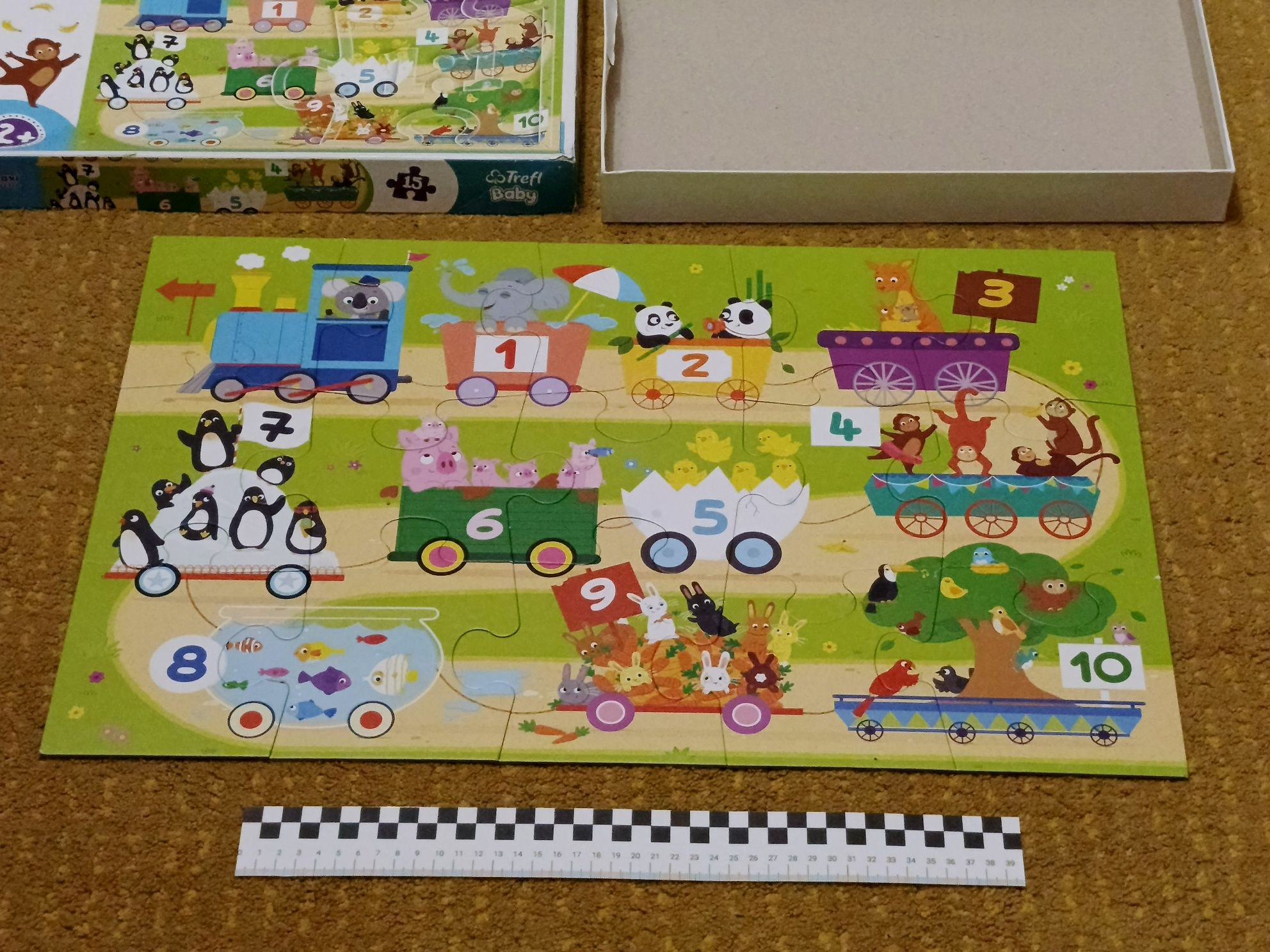 Puzzle Trefl Baby „15 Maxi” – edukacyjna zabawa dla najmłodszych