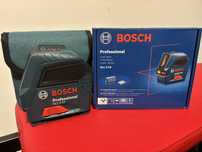 Bosch laser krzyżowy GLL 2-10 czerwony + statyw aluminiowy 135cm