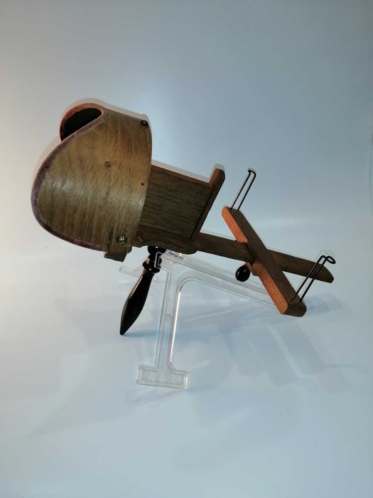 Visor estereoscópico em madeira - Antigo Estéreo-grafoscópio.