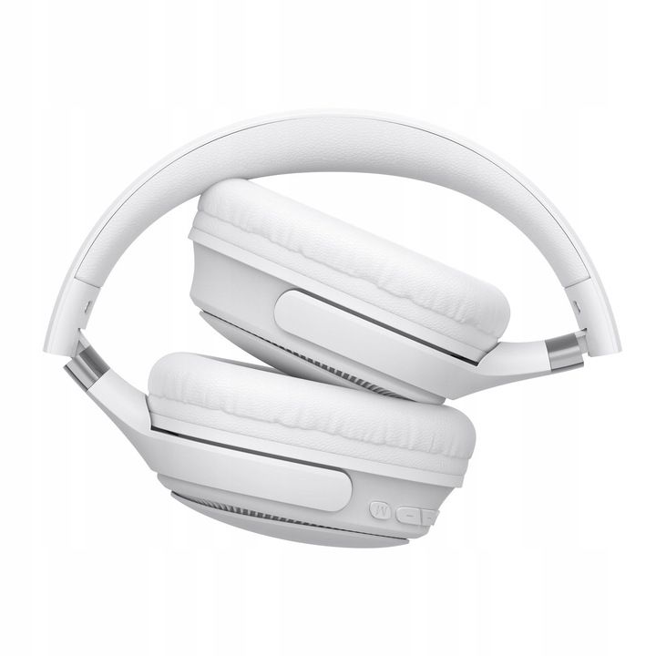 Słuchawki Bezprzewodowe Tonsil R35bt Białe Nausze Bluetooth / Sd / Fm