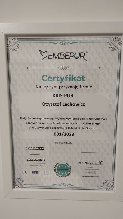 Już od 60zł ! Ocieplenie pianą PUR, Ocieplenie poddasza, Izolacja pian