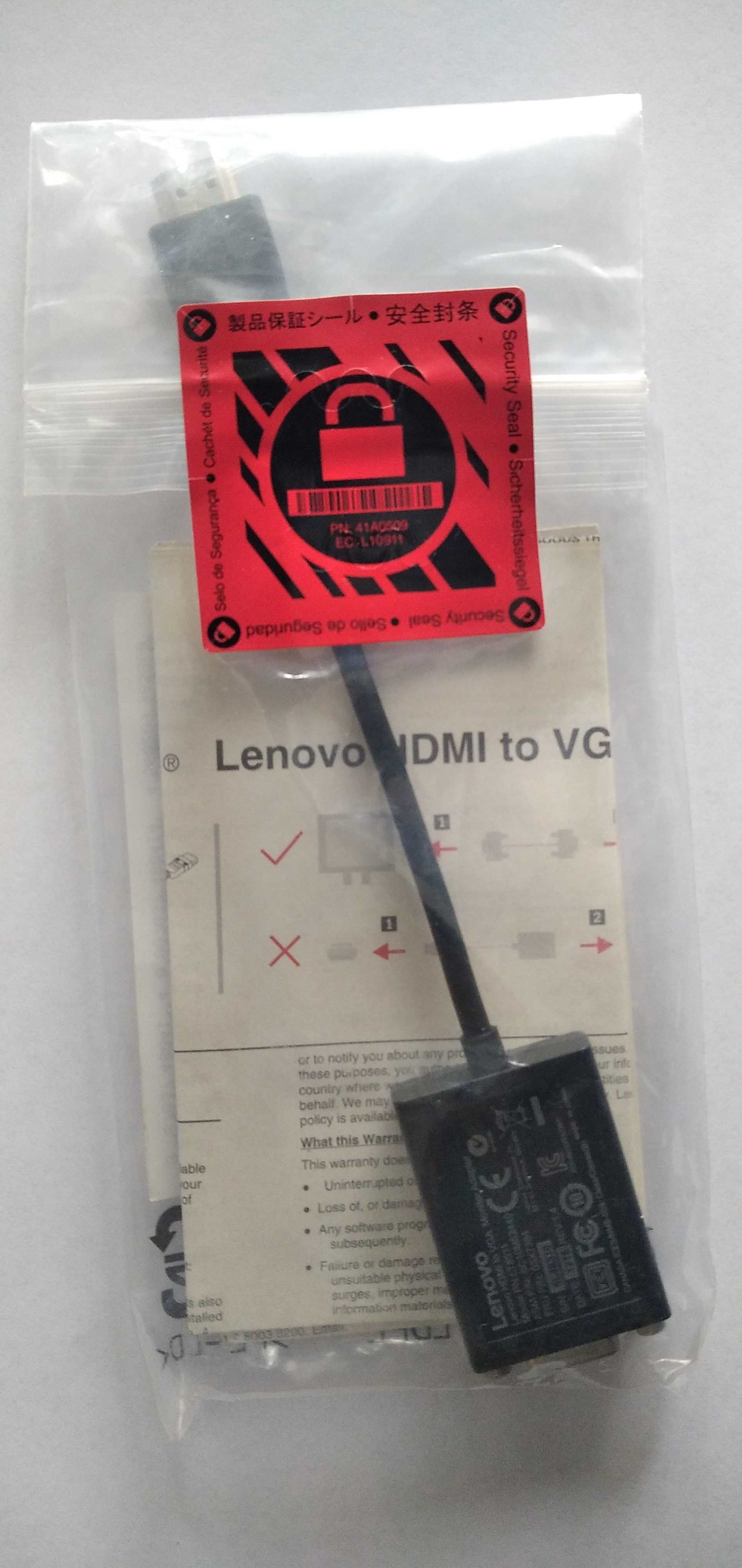 Lenovo hdmi - vga