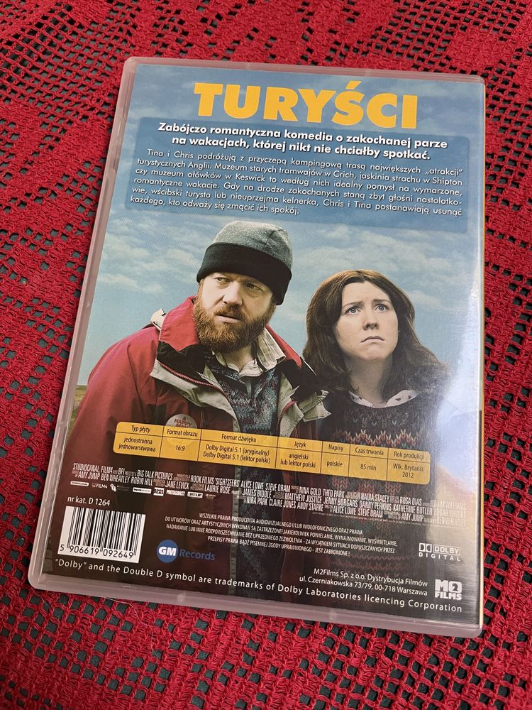 Film DVD, Turyści, Ben Wheatley, komedia