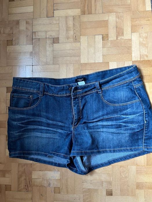 Szorty jeans XL pas 45 cm